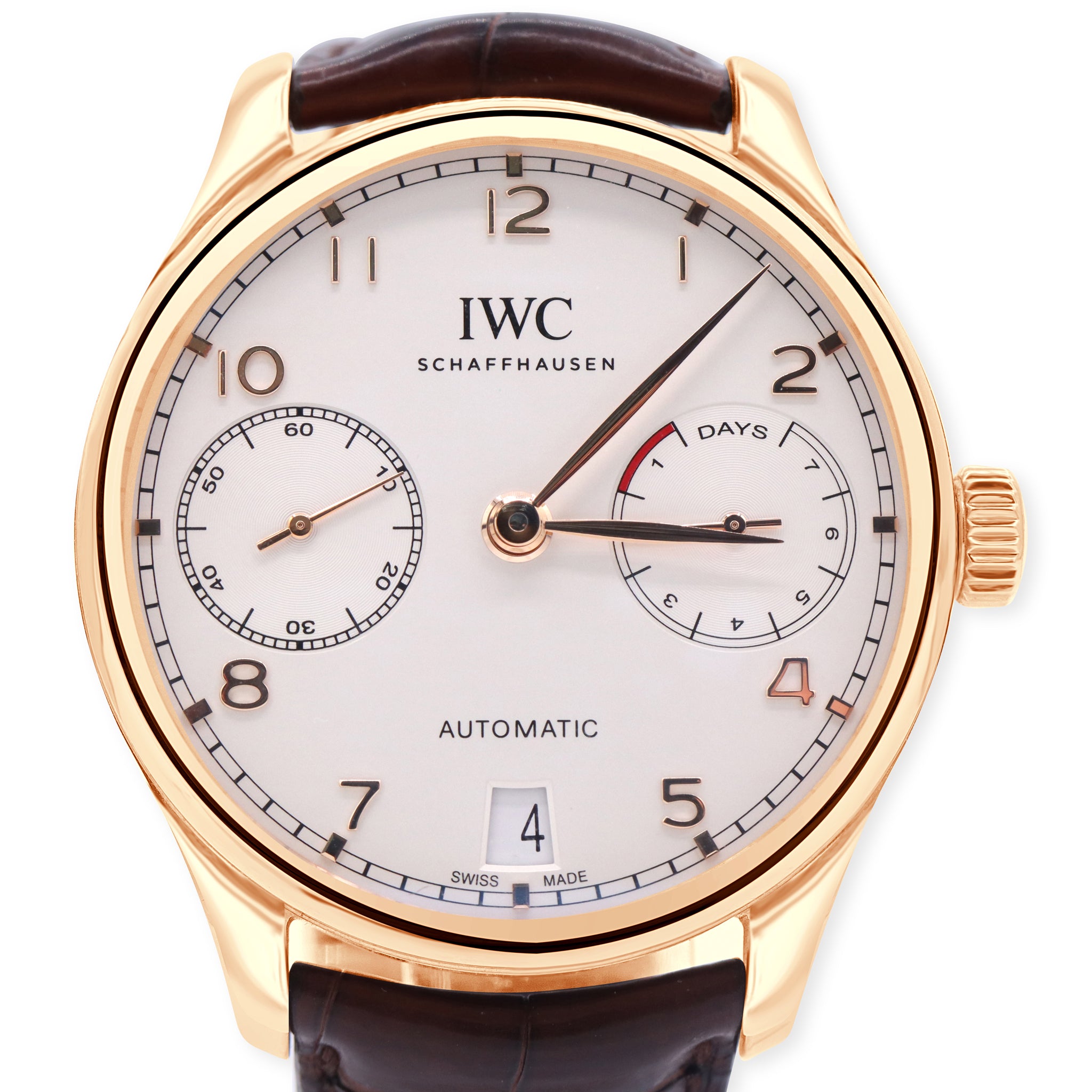 PORTUGUESE SCHAFFHAUSEN 18K ROSE GOLD