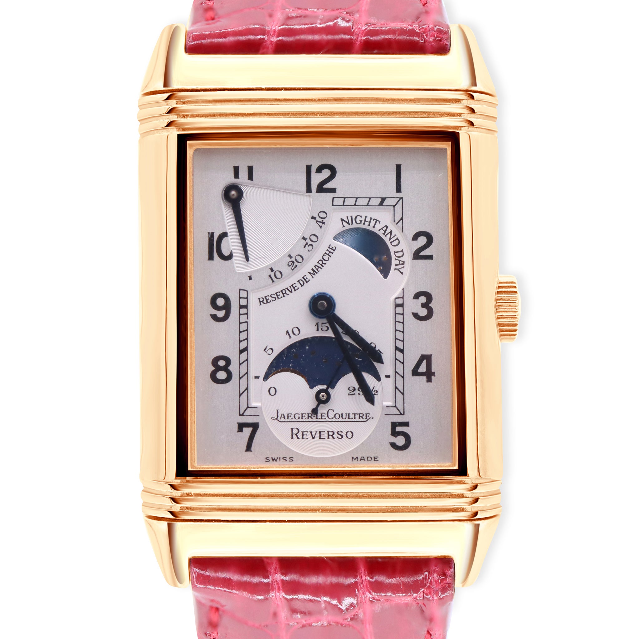 REVERSO NIGHT & DAY, 18K Rose Gold