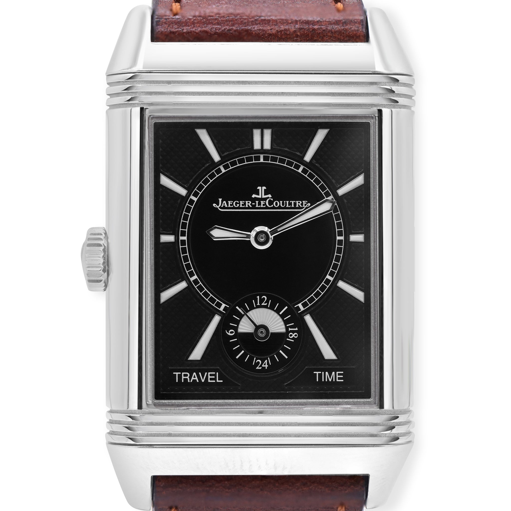 REVERSO CLASSIC DUOFACE STEEL SILVER/BLACK DIAL