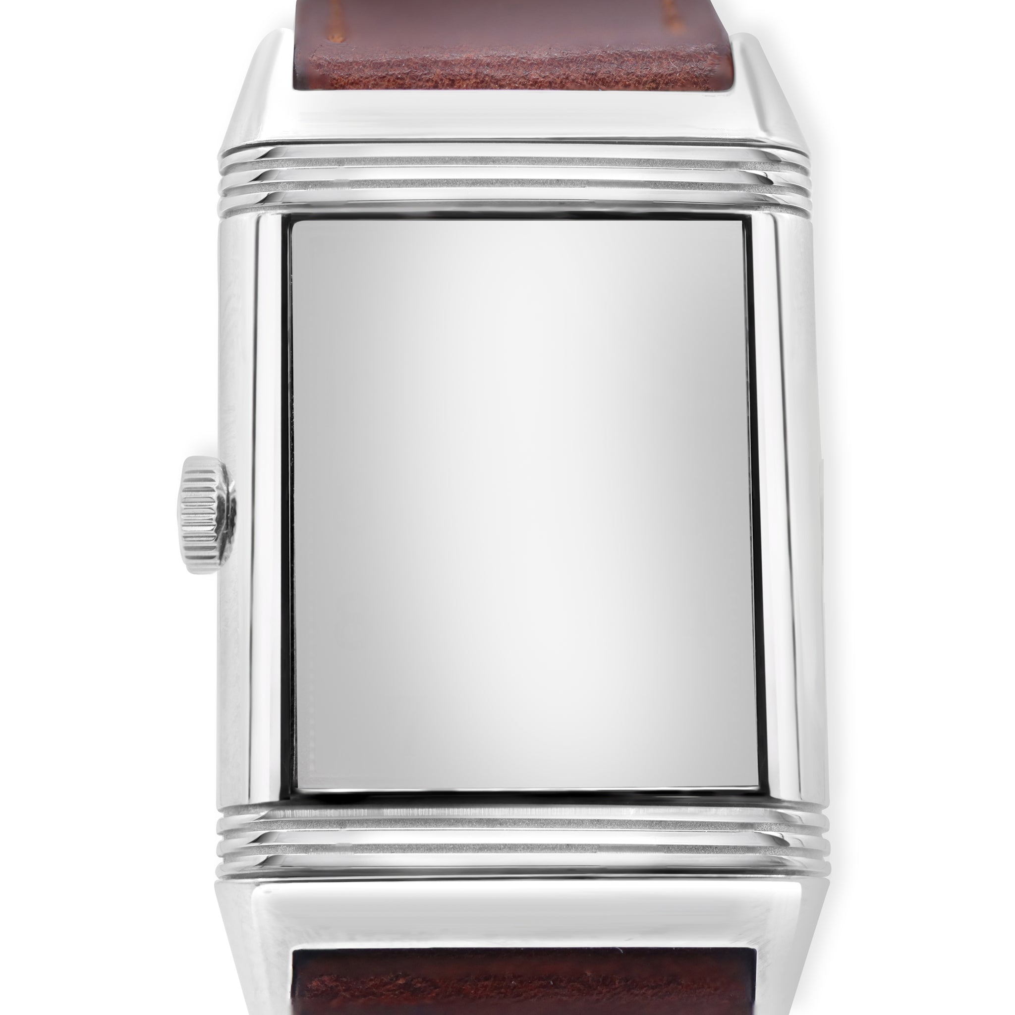 REVERSO STEEL MONOFACE SMALL SECONDS SILVER. DIAL WATCH