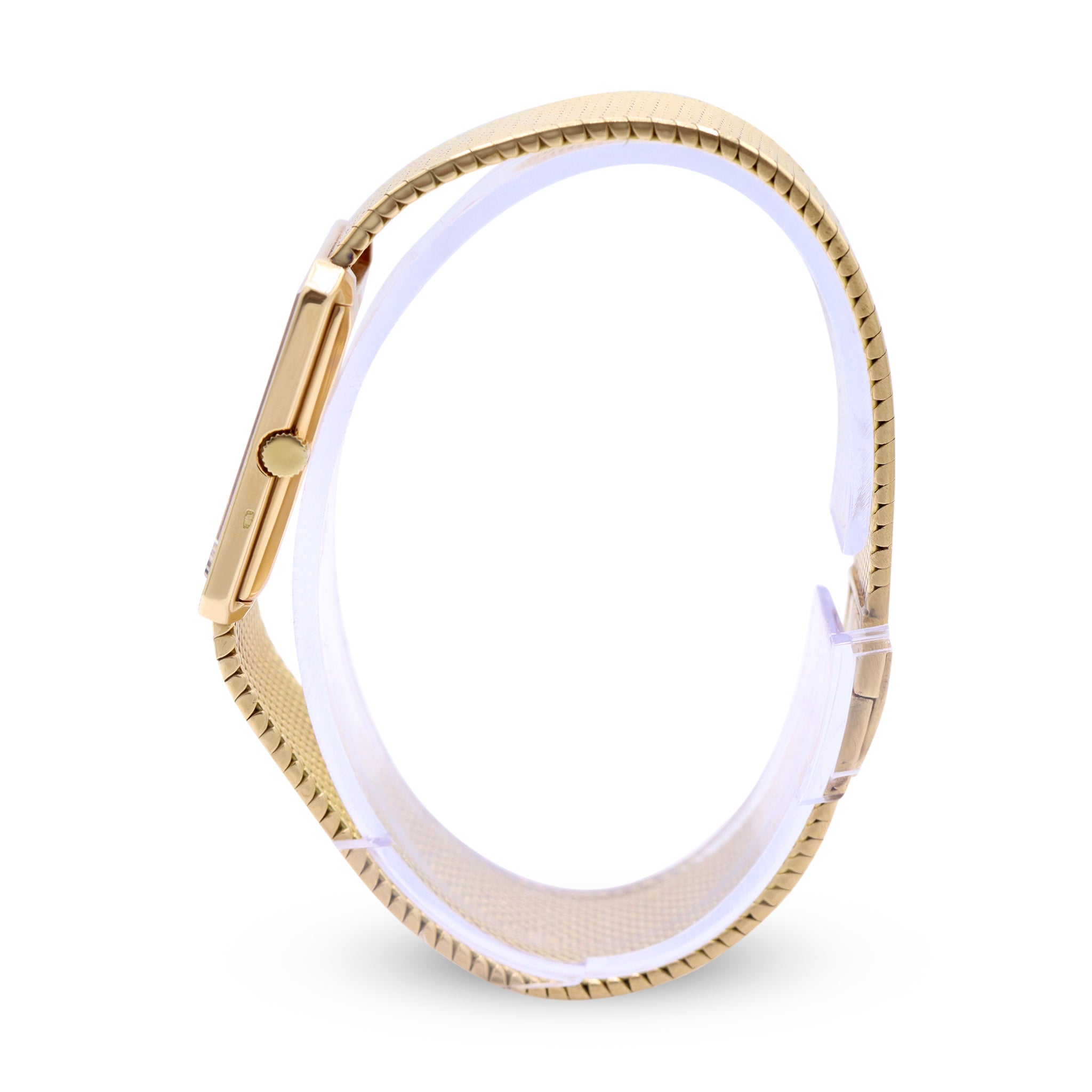 PROTOCOLE 18K YELLOW GOLD SUNBIRST DIAL