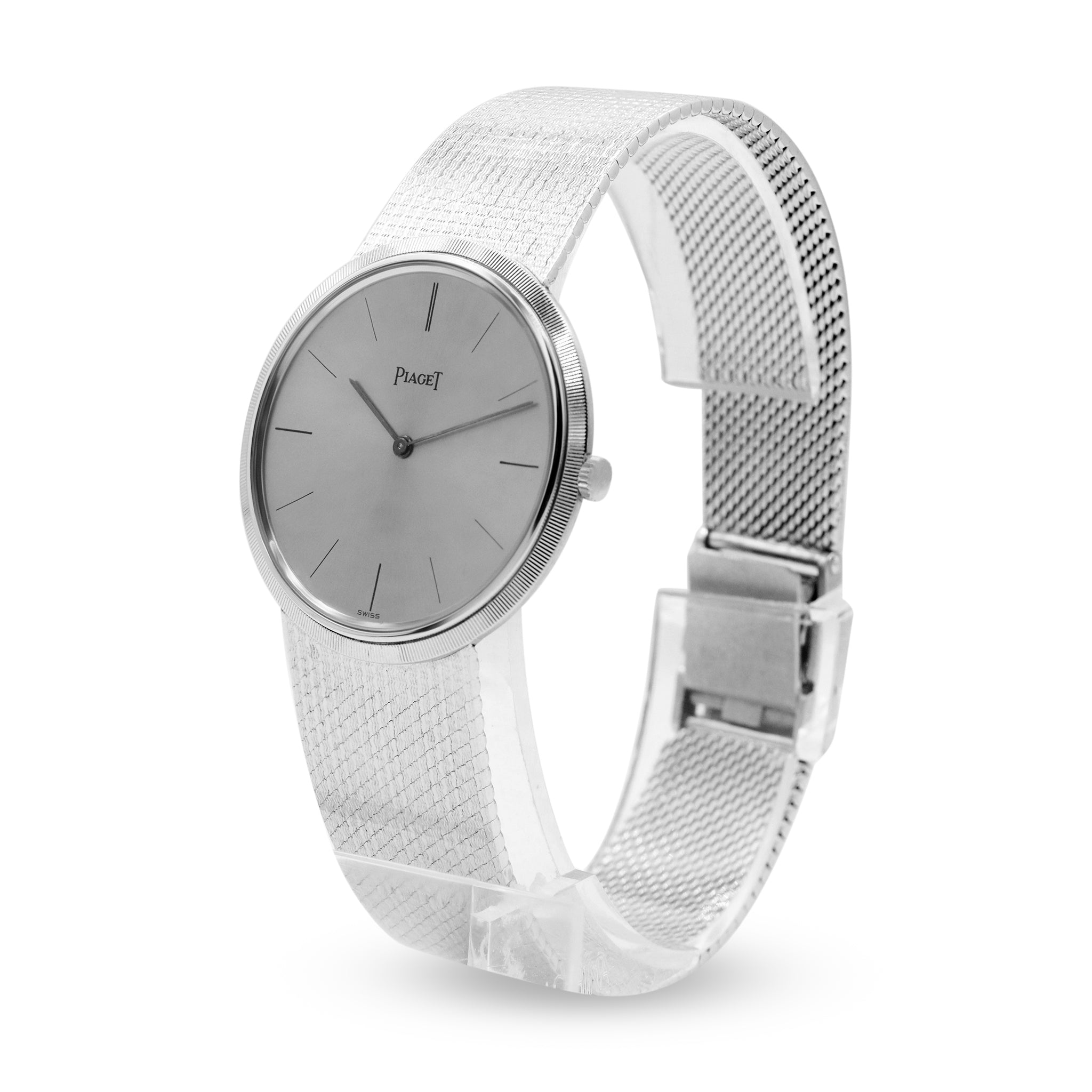 ALTIPLANO 18K WHITE GOLD, SILVER DIAL