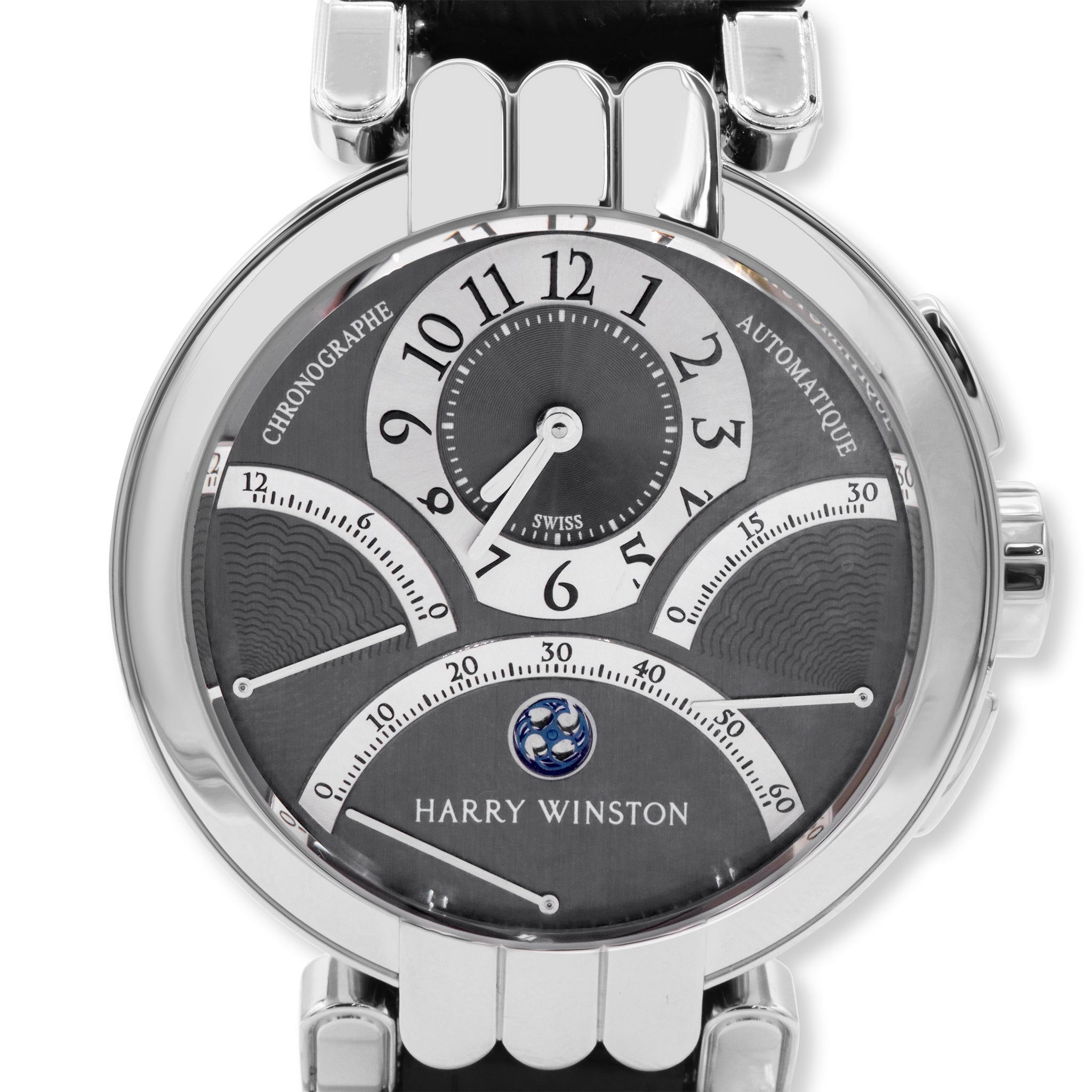 PREMIER EXCENTER CHRONOGRAPH WHITE GOLD, BLUE/GREY DIAL