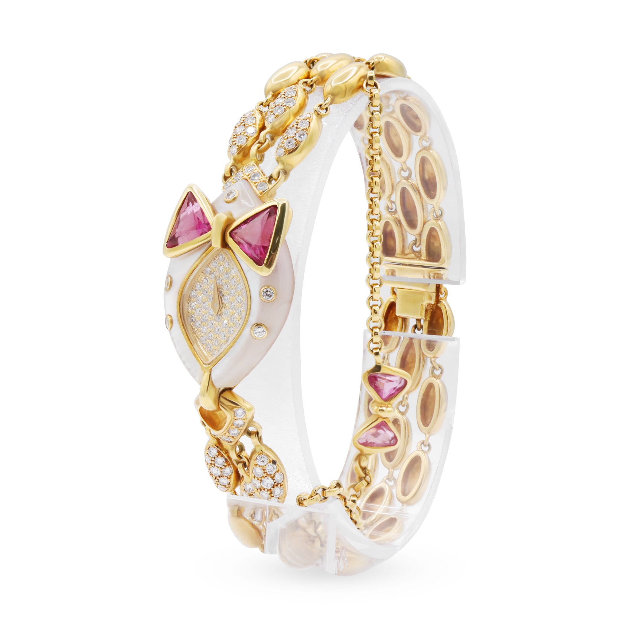 RIBBON YELLOW GOLD WITH DIAMONDS DIAL
