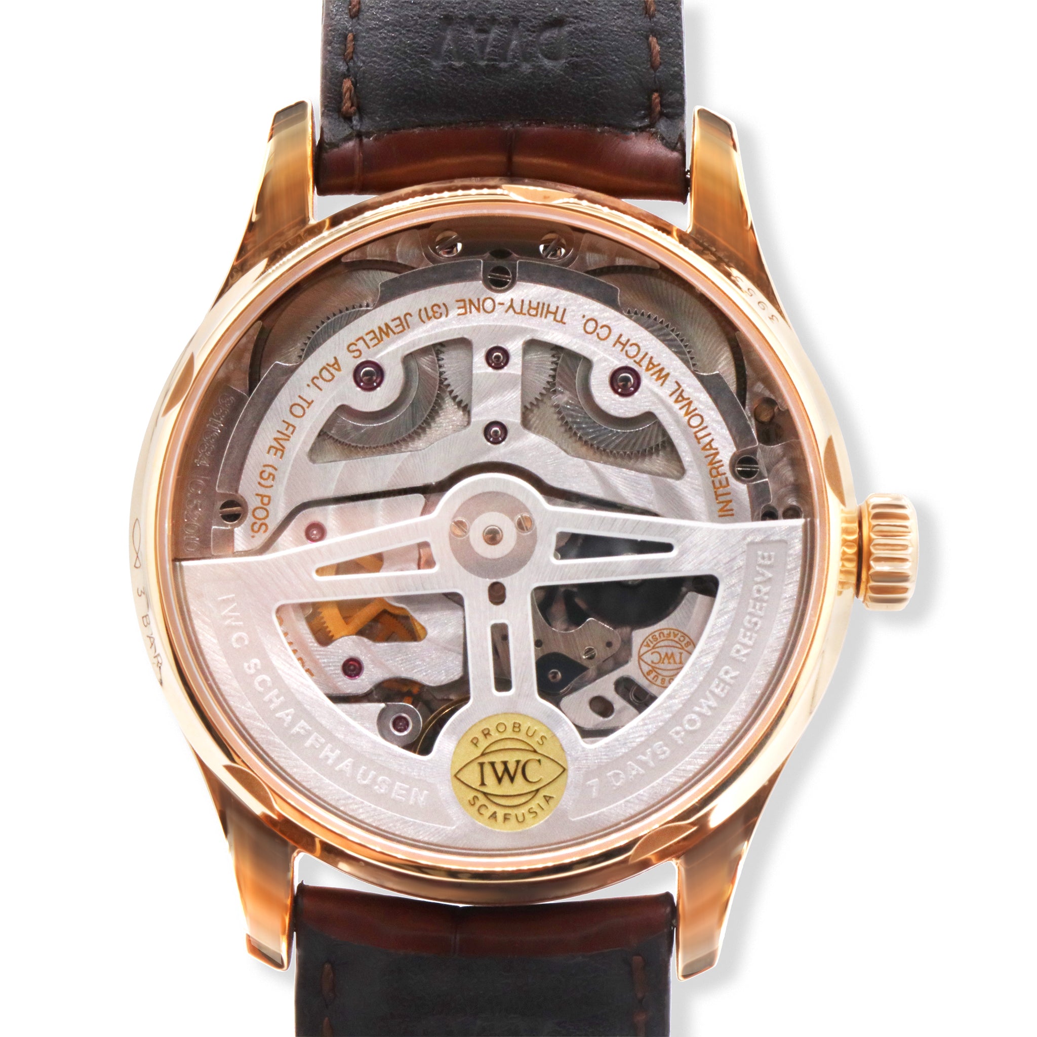 PORTUGUESE SCHAFFHAUSEN 18K ROSE GOLD