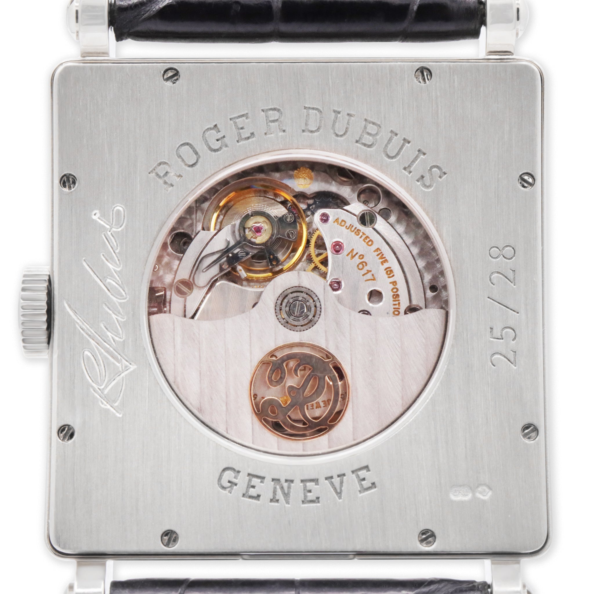 GOLDEN SQAURE PERPETUAL CALENDER, WG, D.