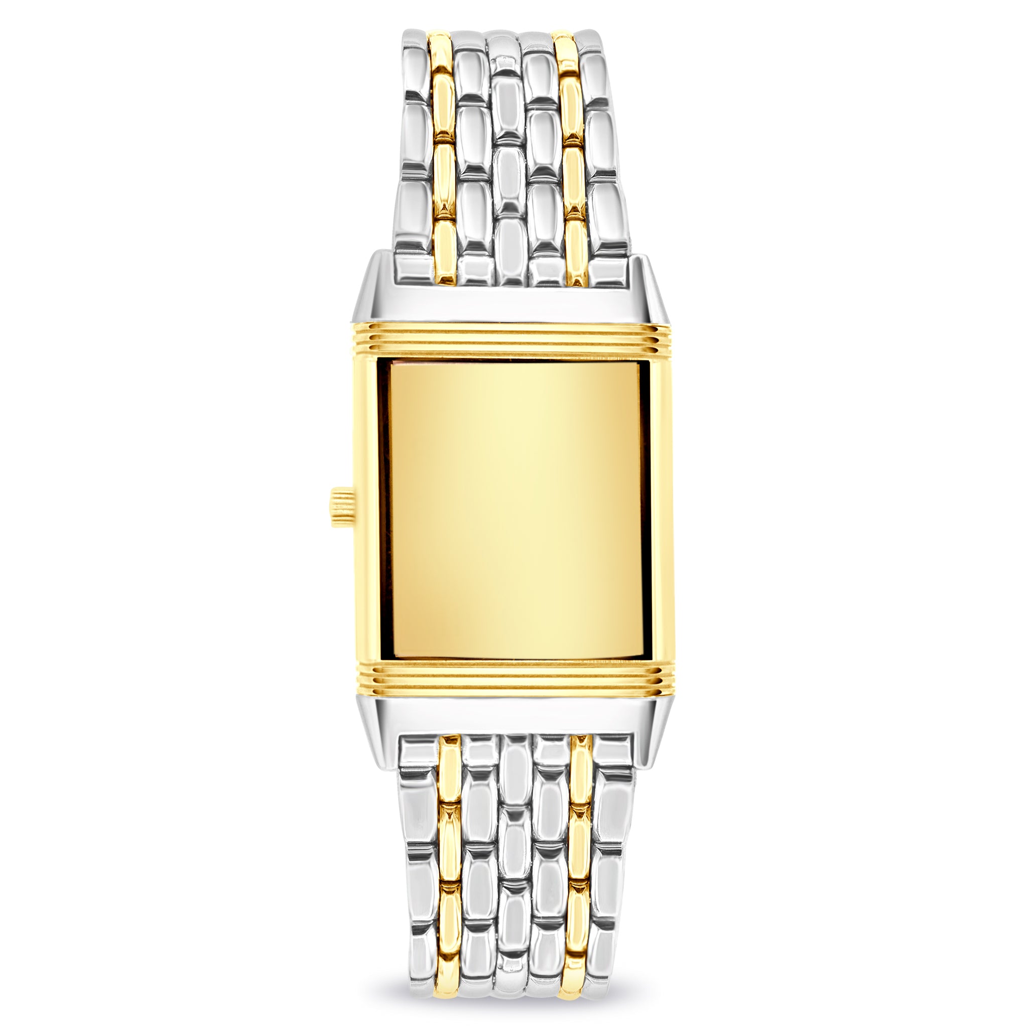 REVERSO CLASSIQUE TWO-TONE, SILVER DIAL