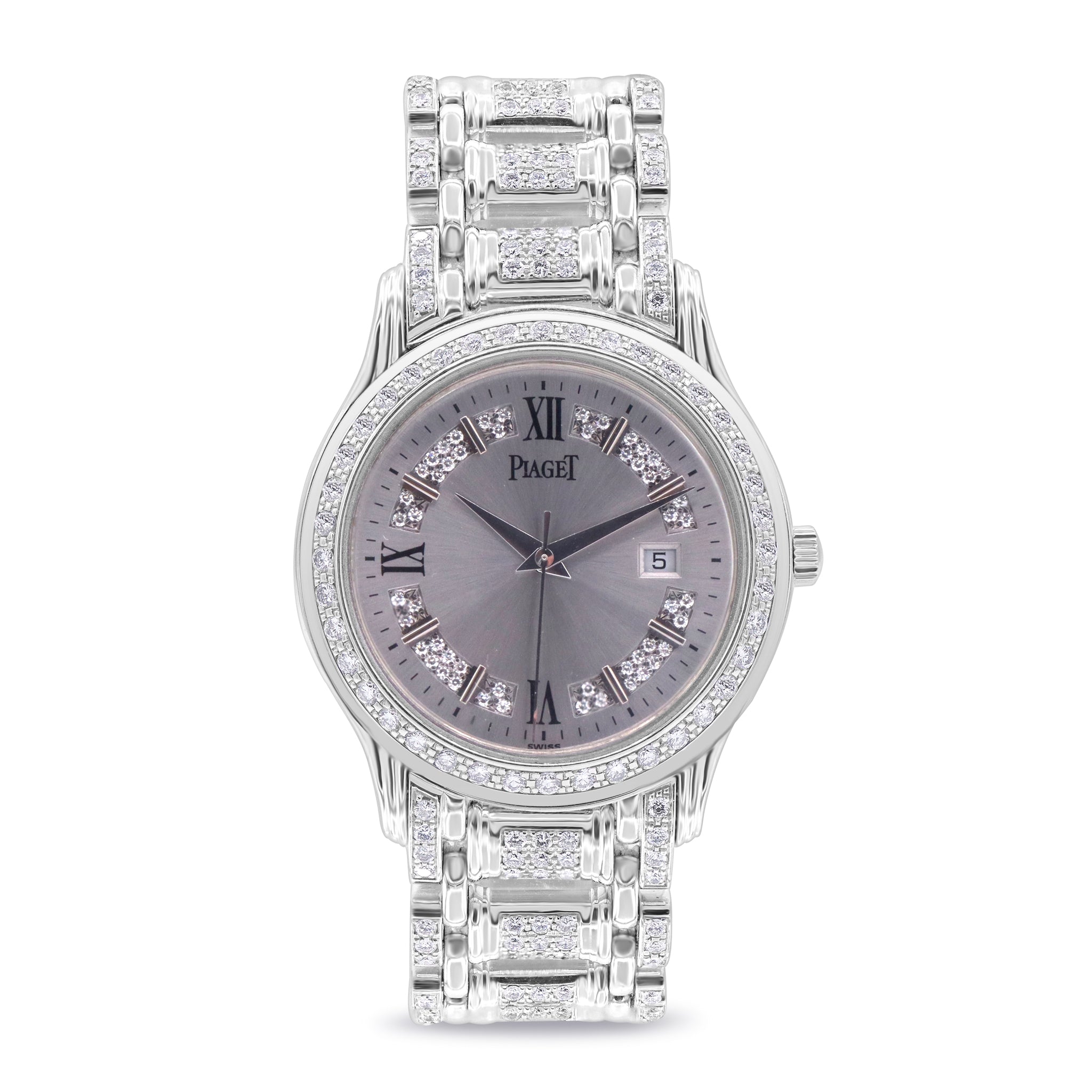 Duplicate- Piaget Diamond Band + Dial 24005 M 503D 626407