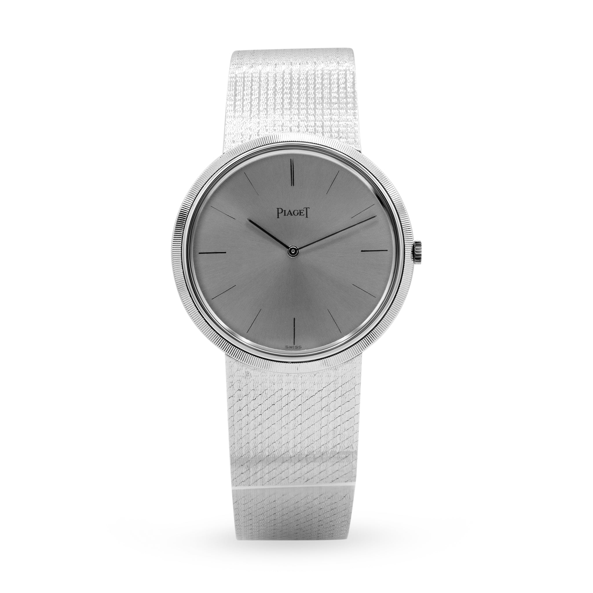ALTIPLANO 18K WHITE GOLD, SILVER DIAL