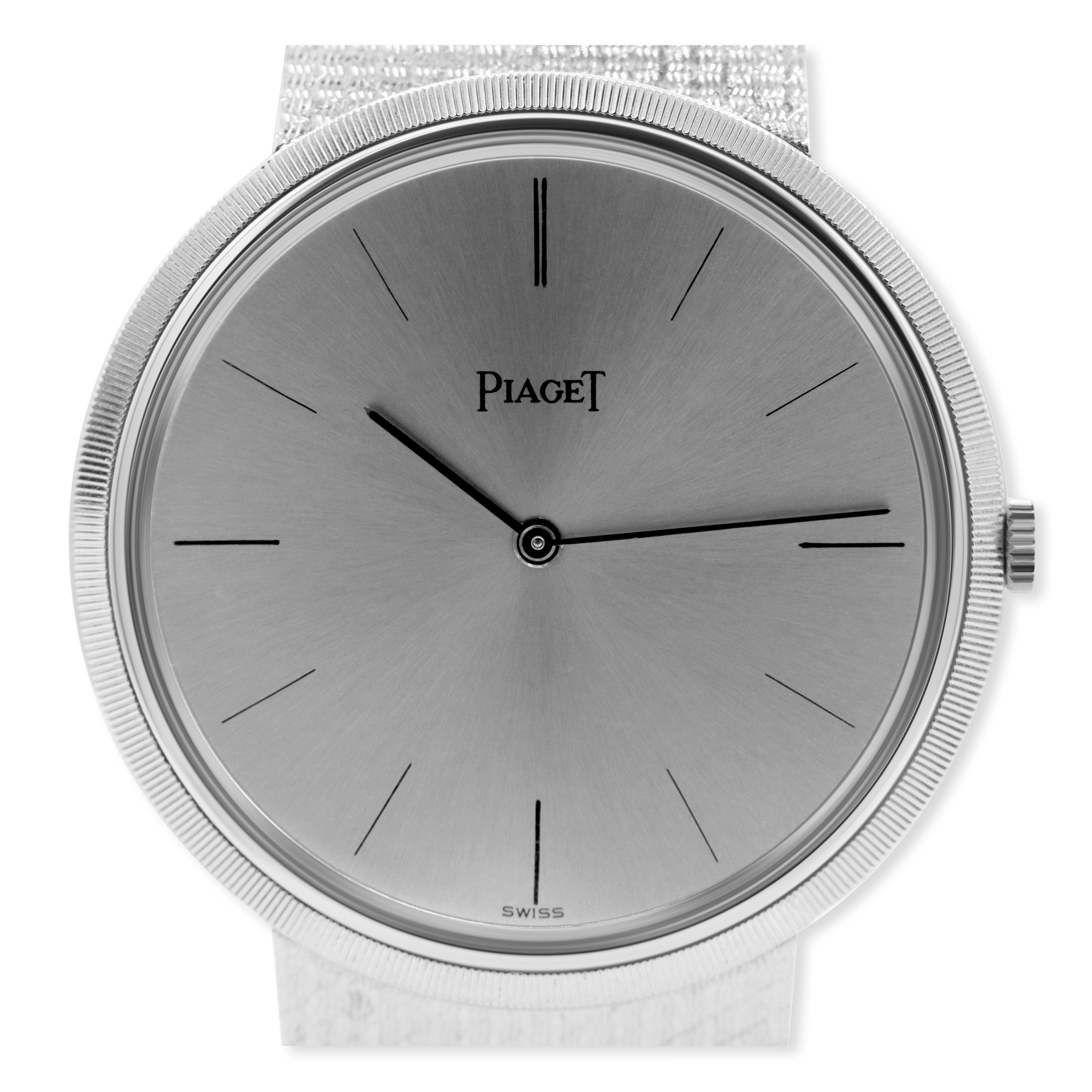 ALTIPLANO 18K WHITE GOLD, SILVER DIAL