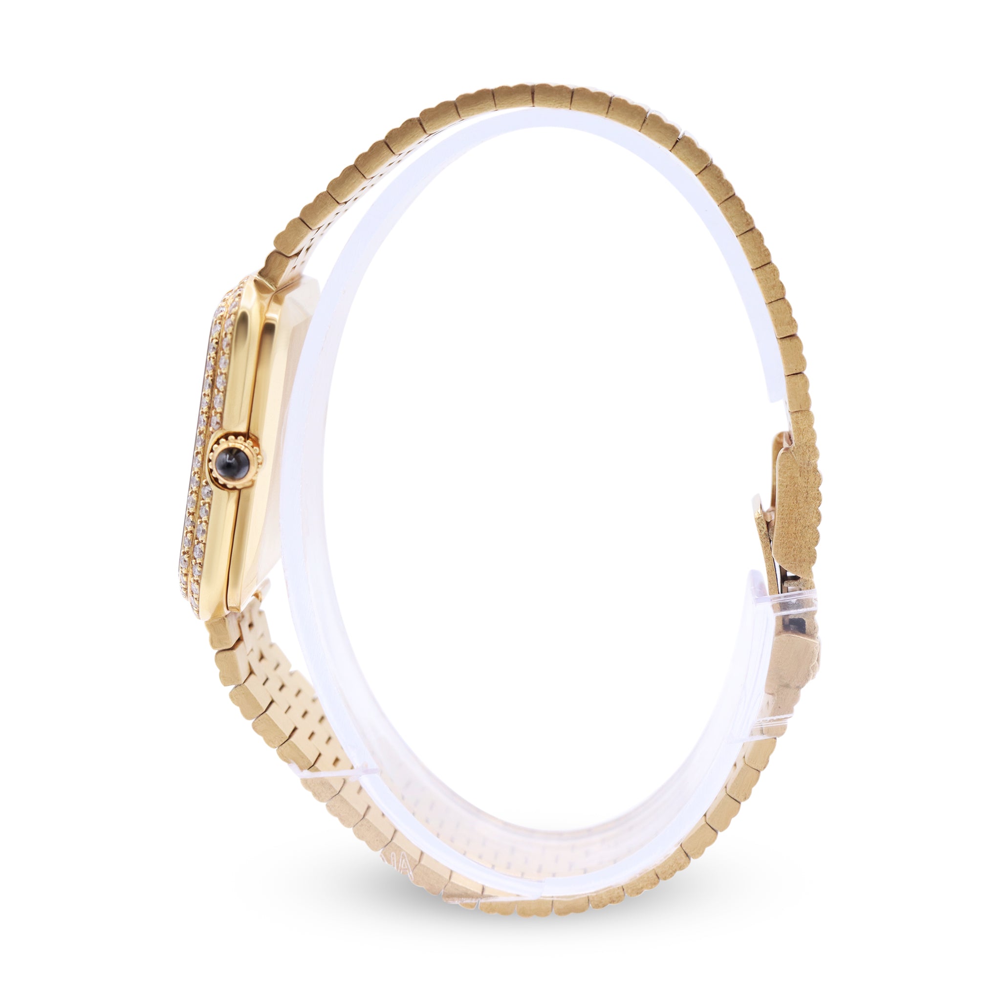 Sold-IWC Schaffhausen Gold Band, Diamond + Blue Dial 2231157