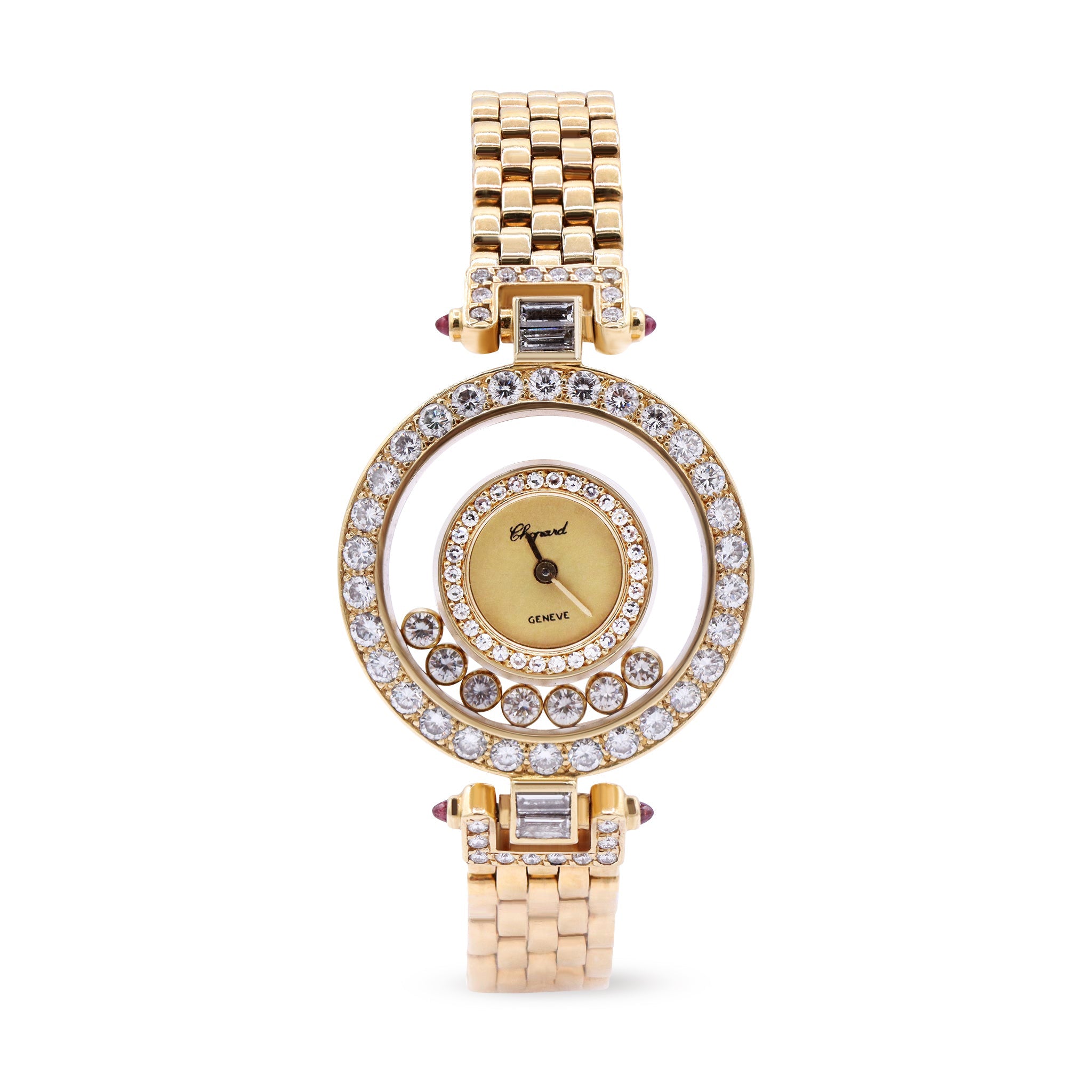 HAPPY DIAMONDS 18K YG ROUND SHAPE