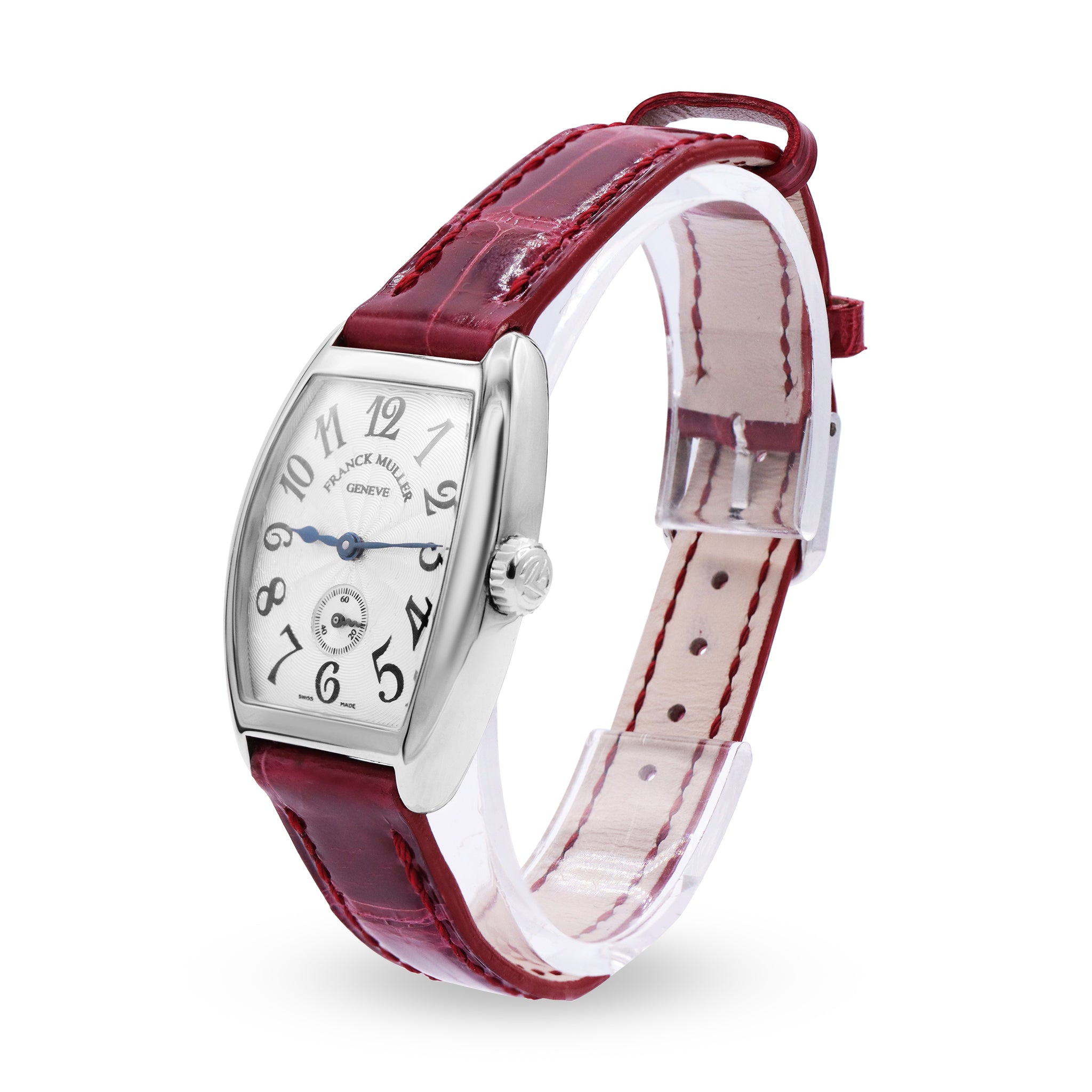 CINTREE CURVEX LADIES 18K WHITE GOLD, SILVER DIAL