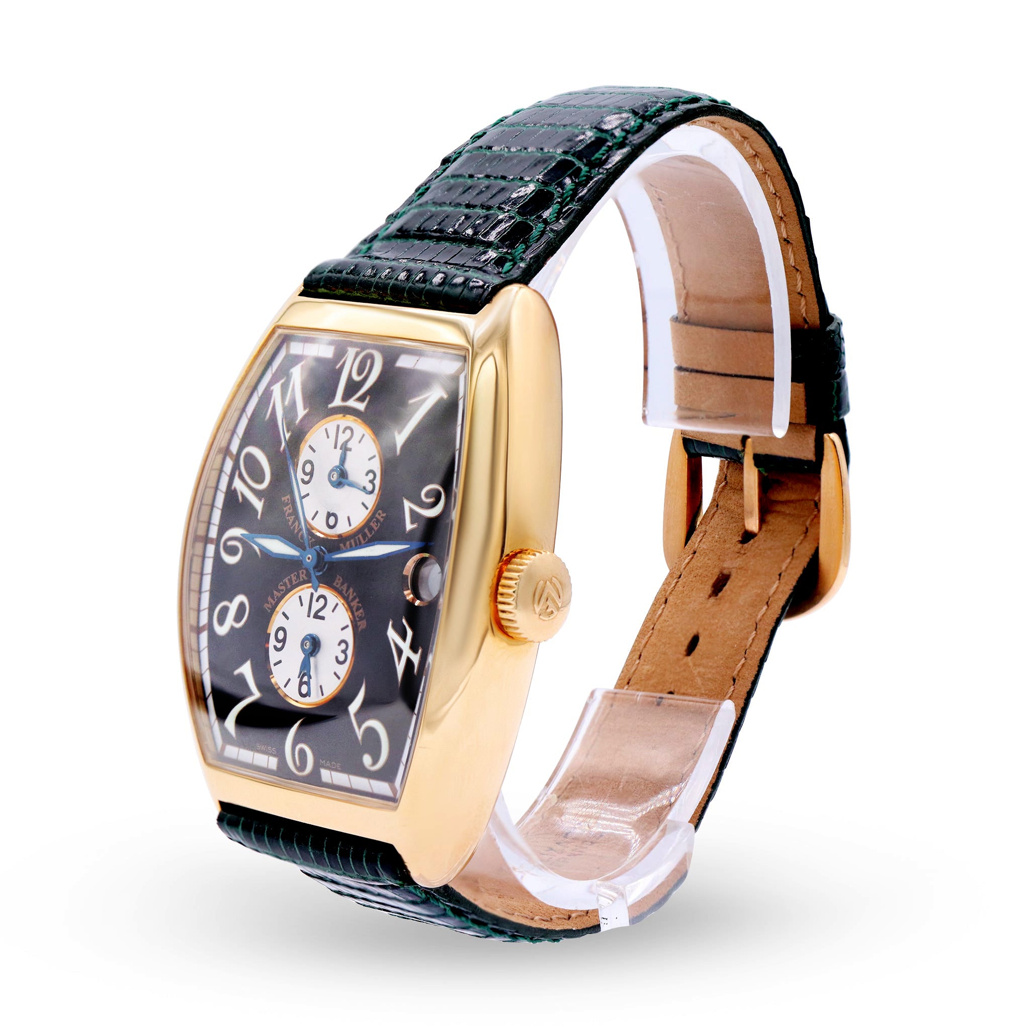MASTER BANKER 18K YELLOW GOLD, BLACK DAL