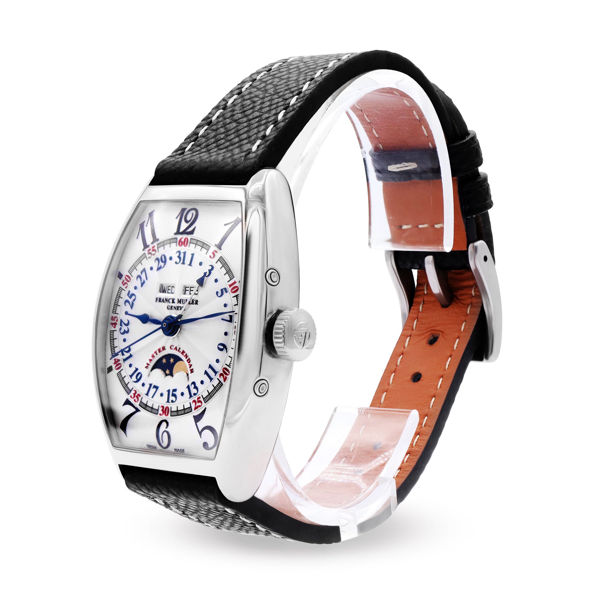 MASTER CALENDAR 18K WHITE GOLD SILVER DIAL