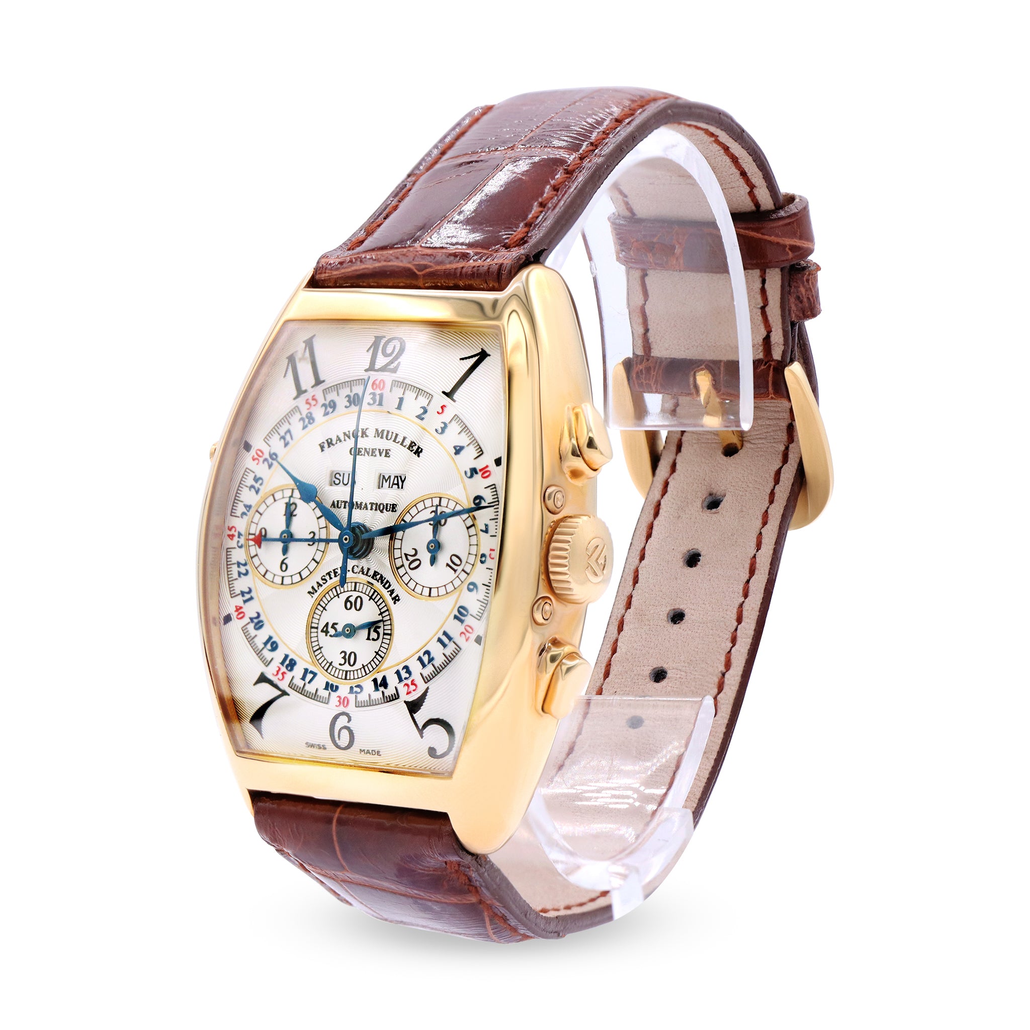 MASTER CALENDAR MAGNUM 18K YELLOW GOLD, SILVER DIAL
