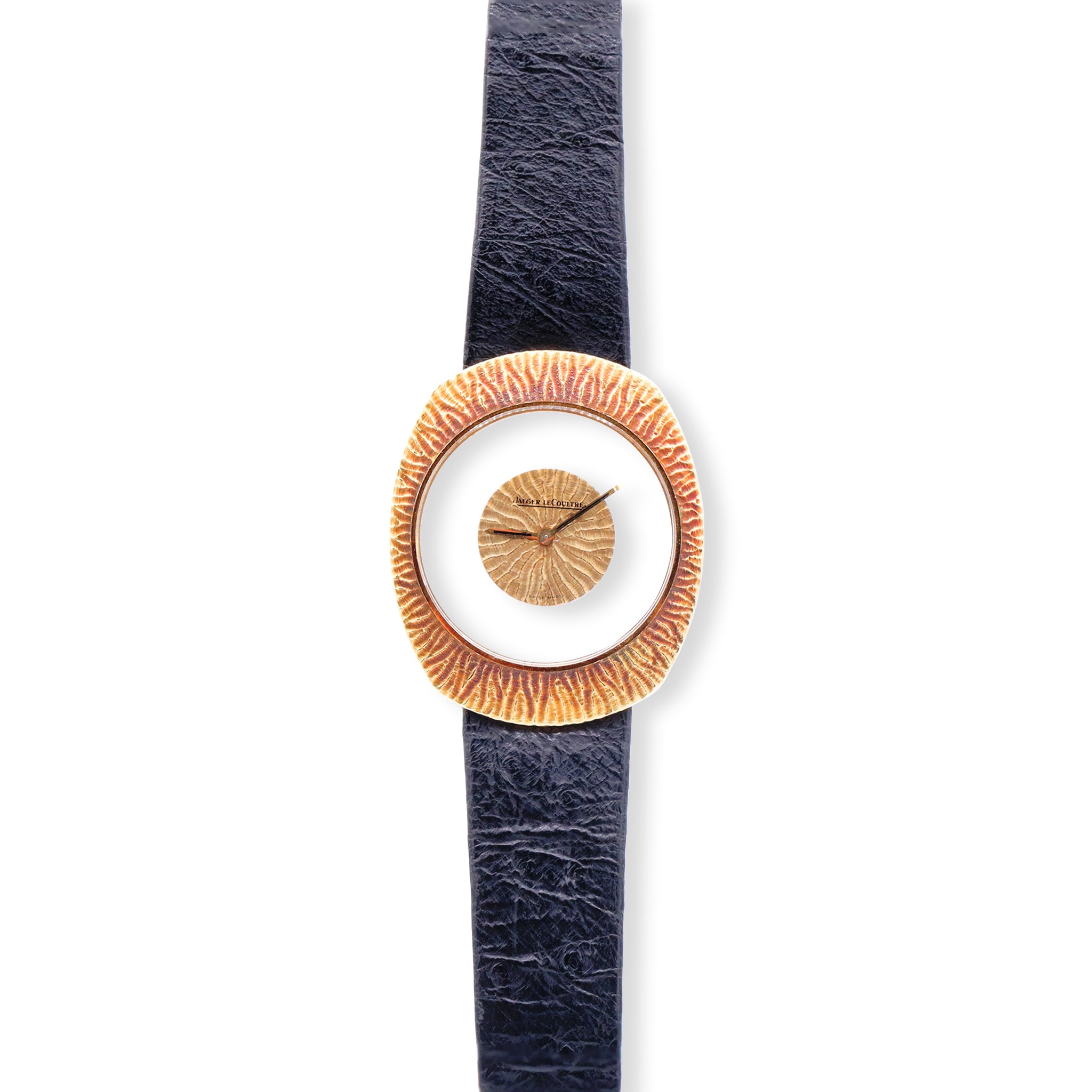 RARE VINTAGE 18K YELLOW GOLD, GOLD DIAL