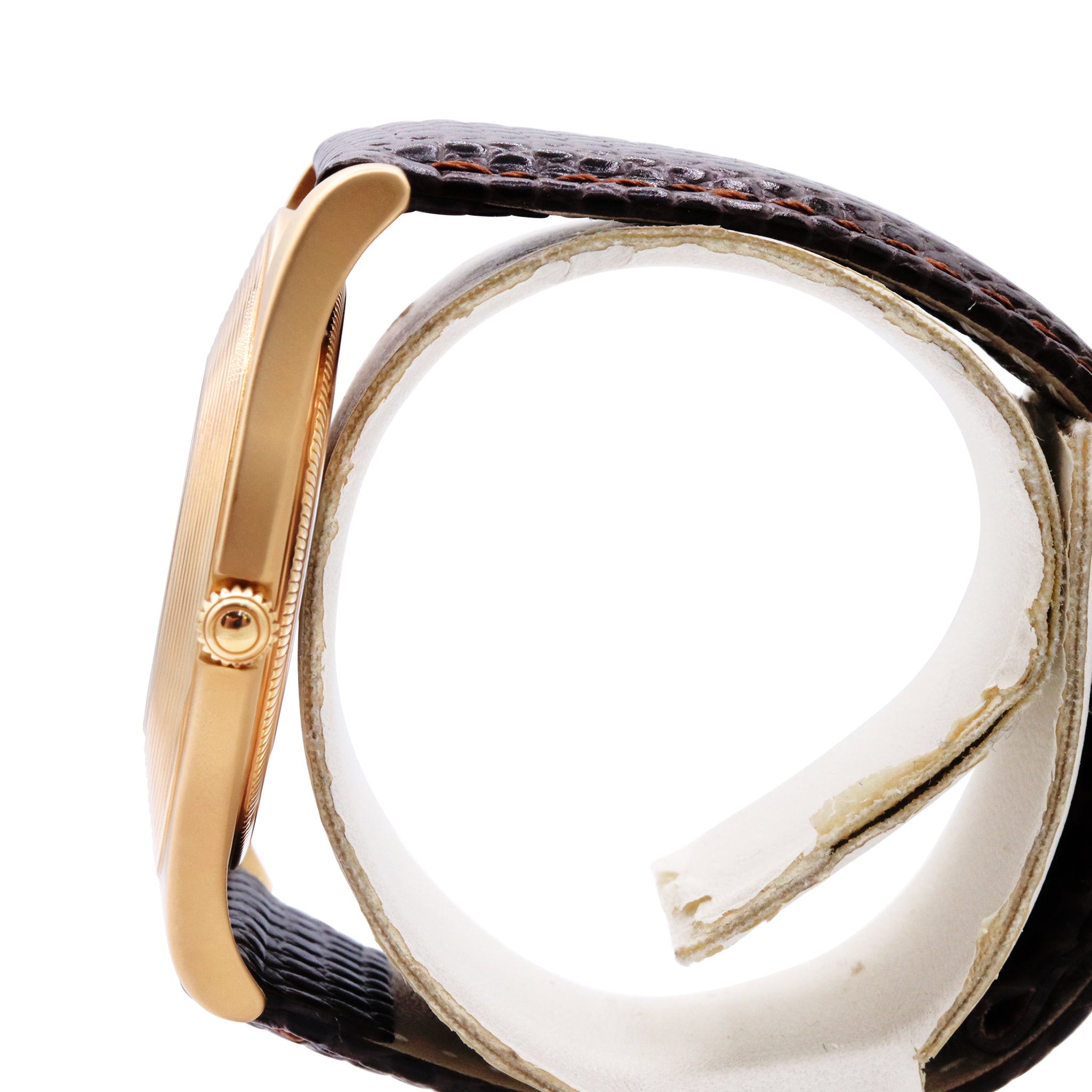18K YELLOW GOLD, MOTHER OF PEARL DIAL