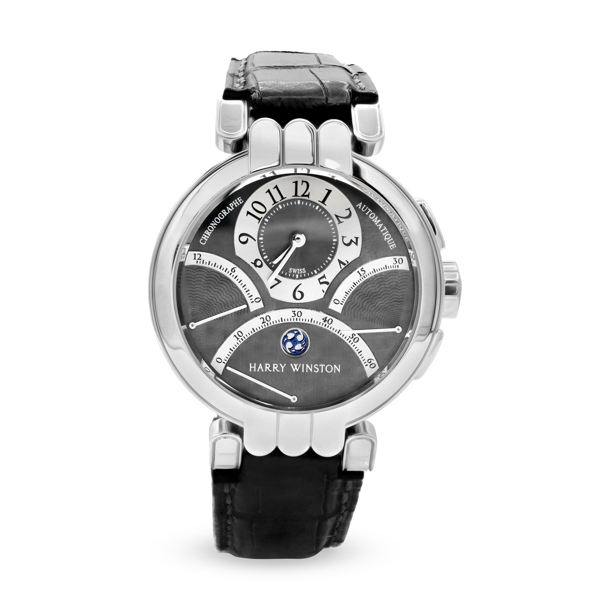 PREMIER EXCENTER CHRONOGRAPH WHITE GOLD, BLUE/GREY DIAL