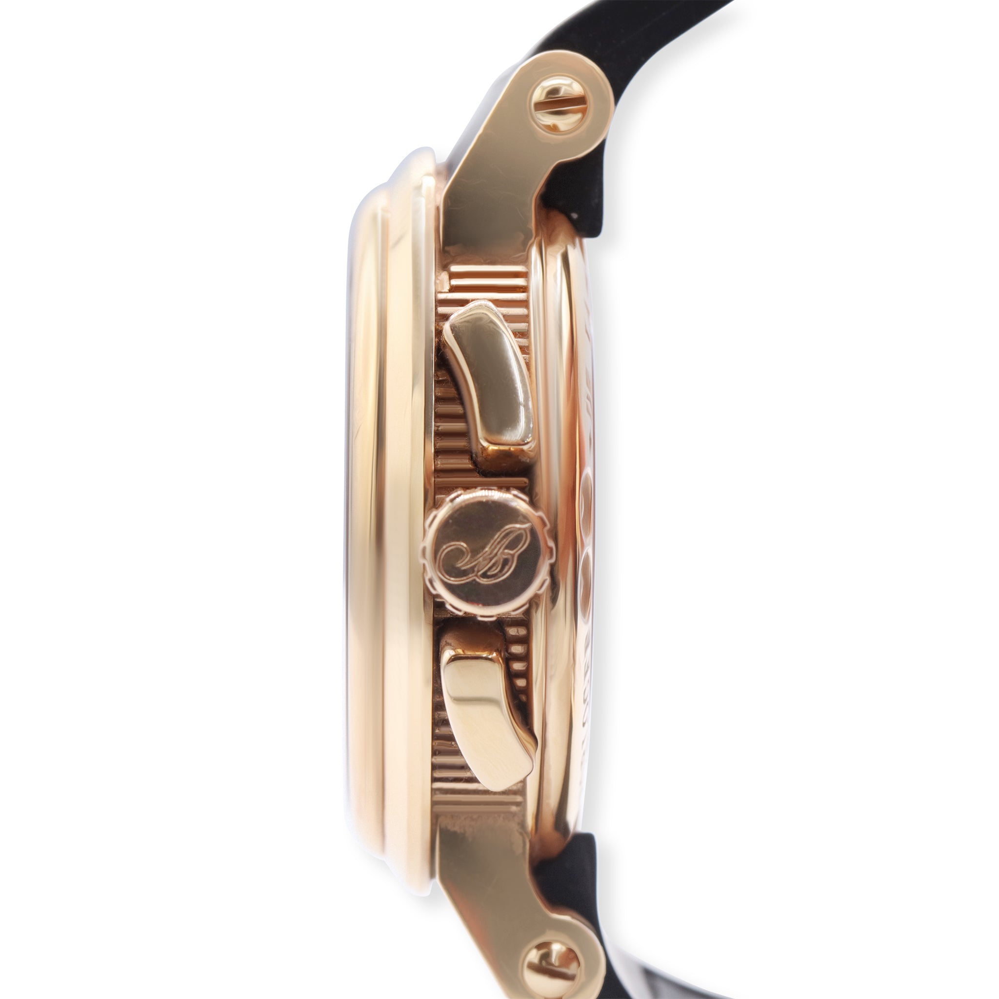 SOLD - DRAFT MARINE 18K YELLLOW GOLD, BLACK DIAL