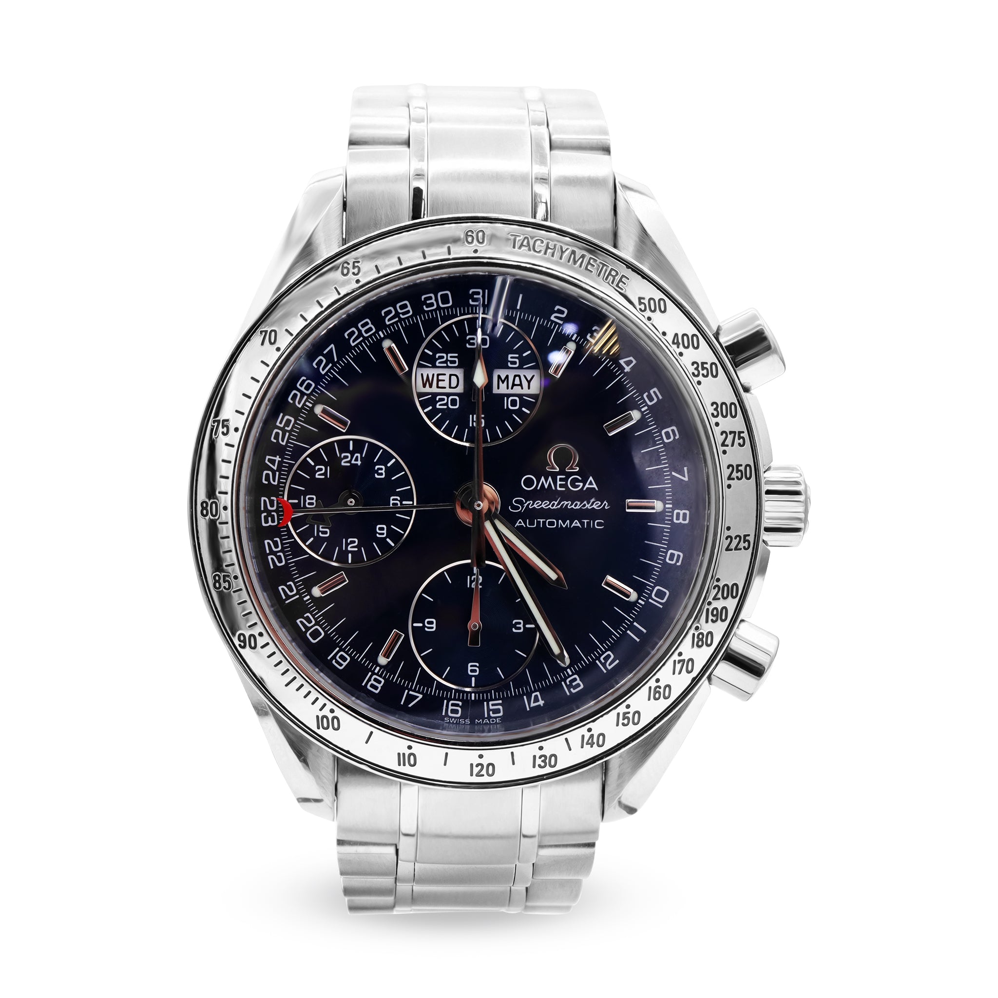 DRAFT Stainless Steel Band with Blue Dial 35238000 57855902