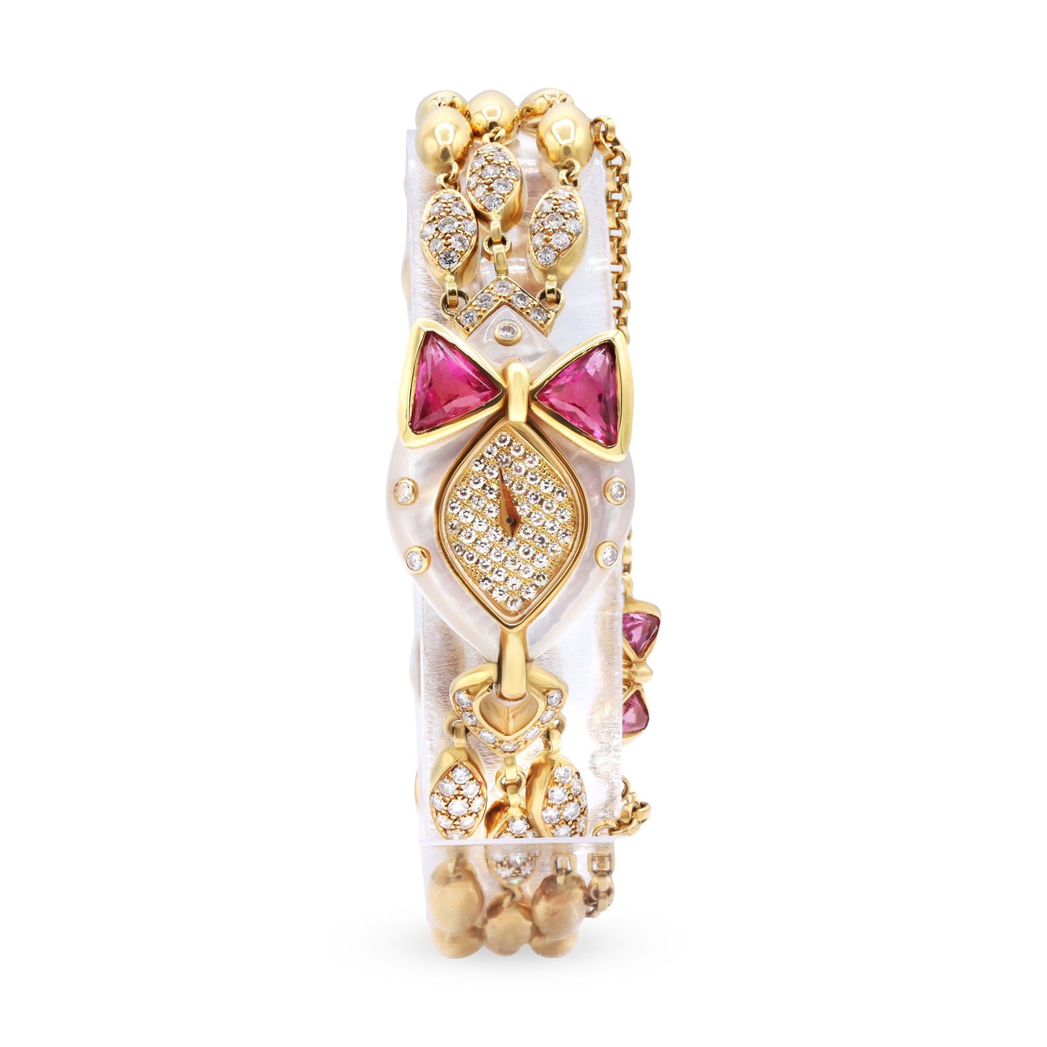 RIBBON YELLOW GOLD WITH DIAMONDS DIAL