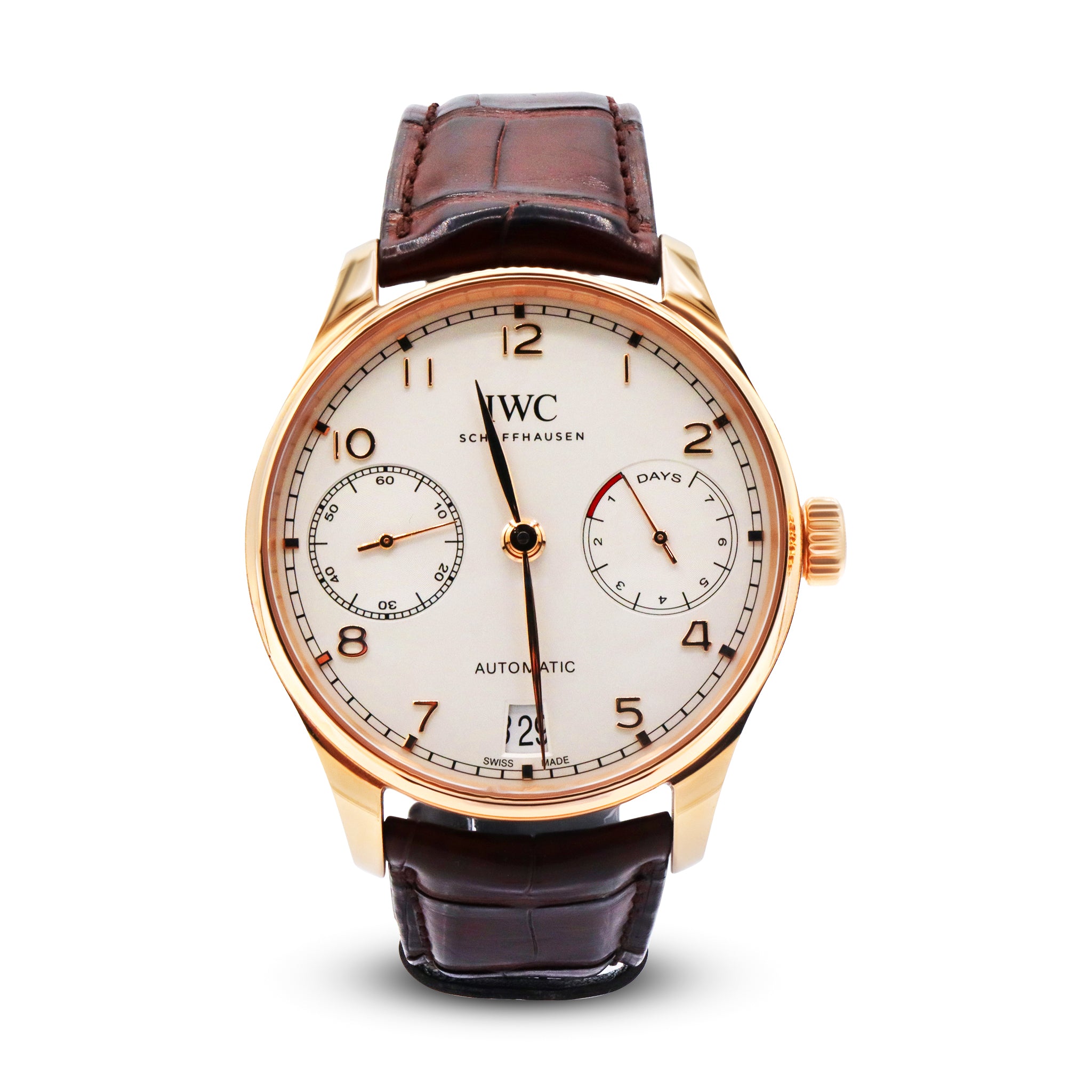 PORTUGUESE SCHAFFHAUSEN 18K ROSE GOLD