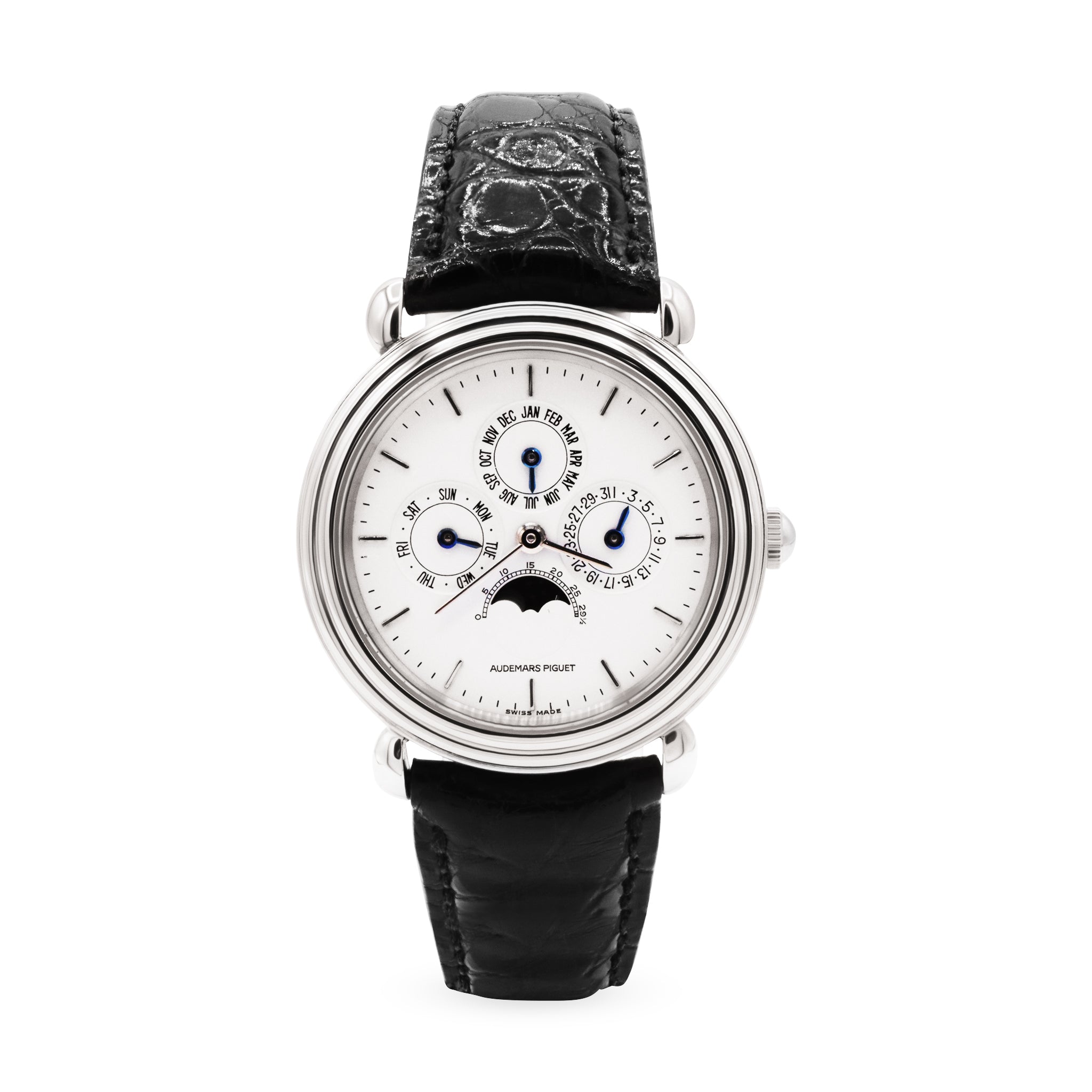 PLATINUM LIMITED EDITION PERPETUAL CALENDAR WRISTWATCH MOON PHASE