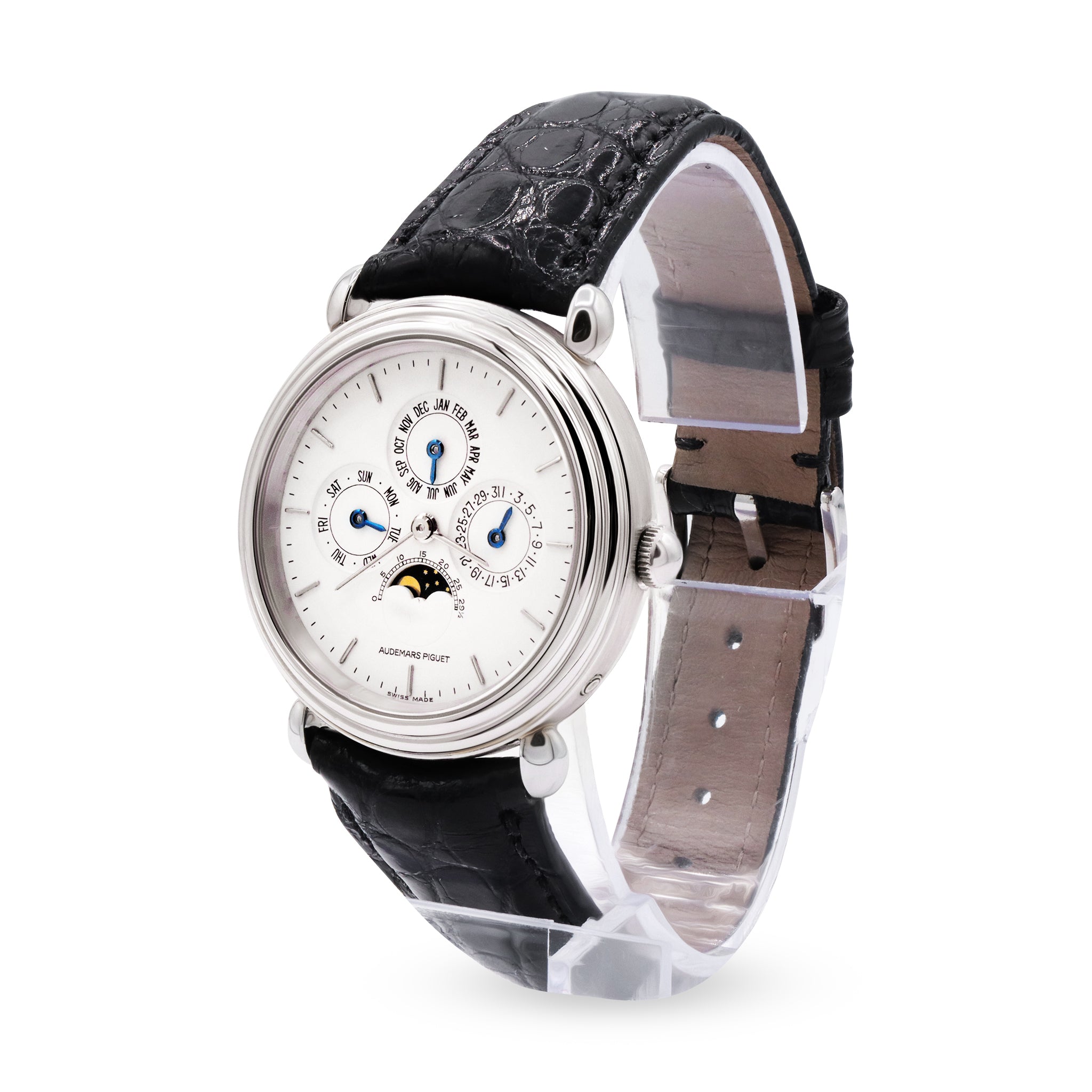 PLATINUM LIMITED EDITION PERPETUAL CALENDAR WRISTWATCH MOON PHASE