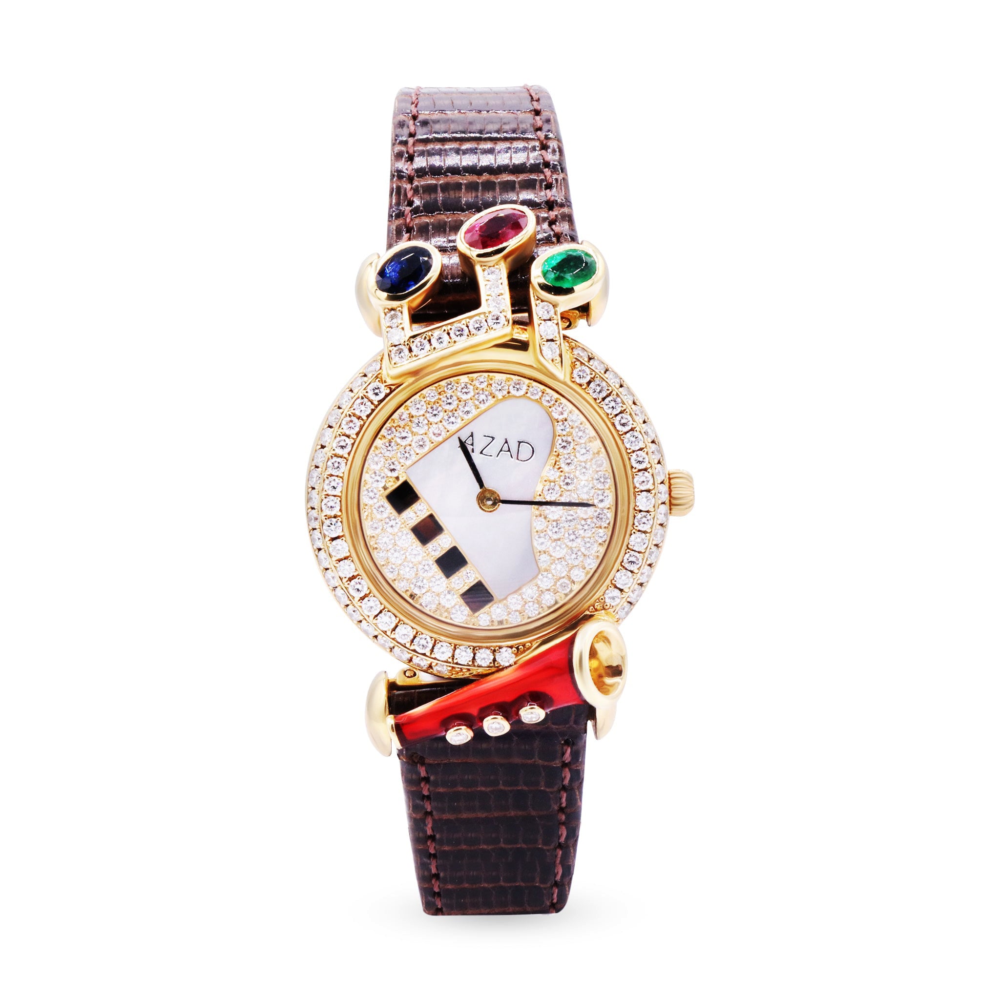 YG MUSICAL DIAL WITH DIAMONDS, D., 26mm, DIAMOND DIAL, UNWORN, BP