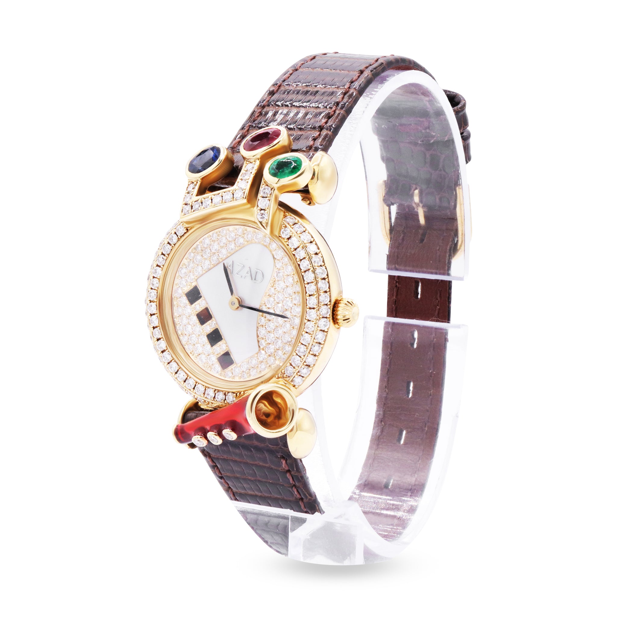 YG MUSICAL DIAL WITH DIAMONDS, D., 26mm, DIAMOND DIAL, UNWORN, BP