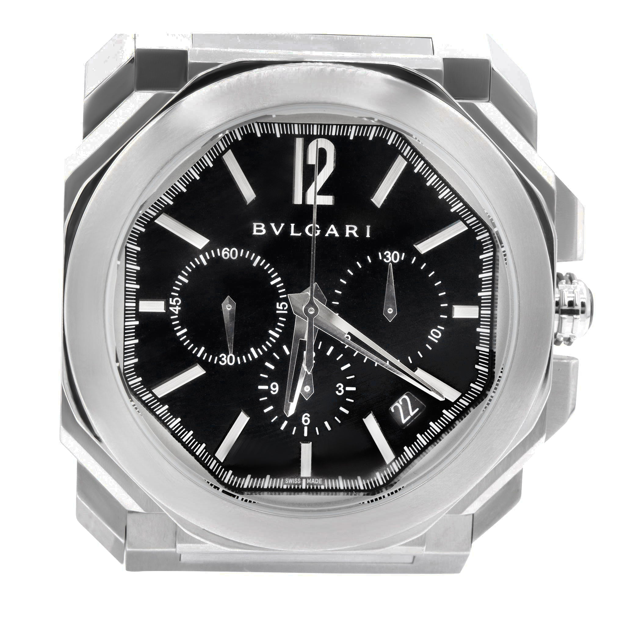 OCTO CHRONOGRAPH, BLACK DIAL
