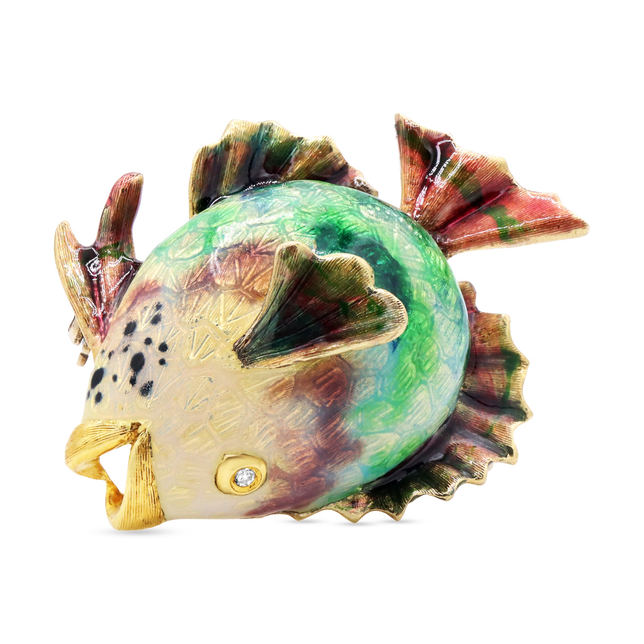 Blow Fish Pin